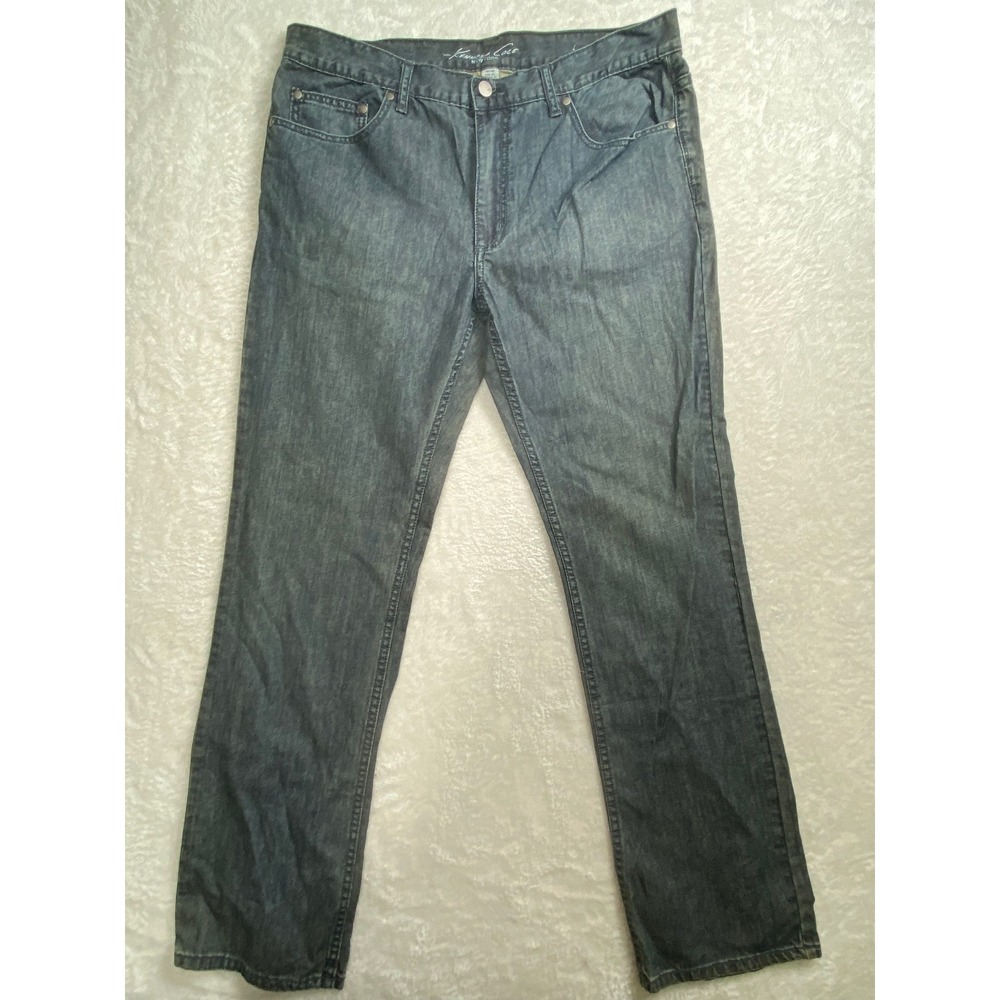 Kenneth‎ Cole New York Jeans Mens 36x32 Denim Straight Leg Casual